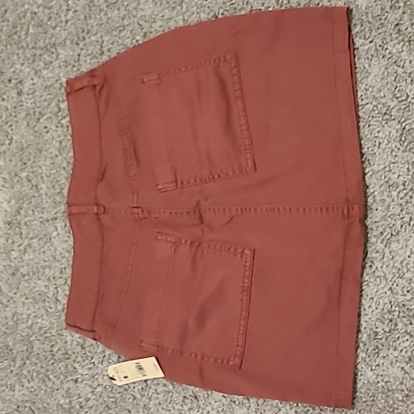 Garage mini Button down skirts, burgundy, XS - Picture 4 of 6
